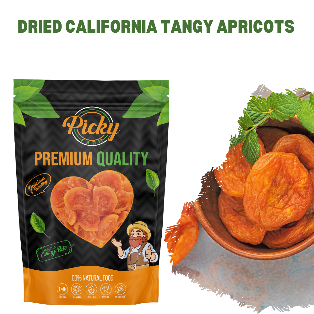 Dried California Apricot | Premium Sweet & Tangy Apricots 150g / 200g / 500g
