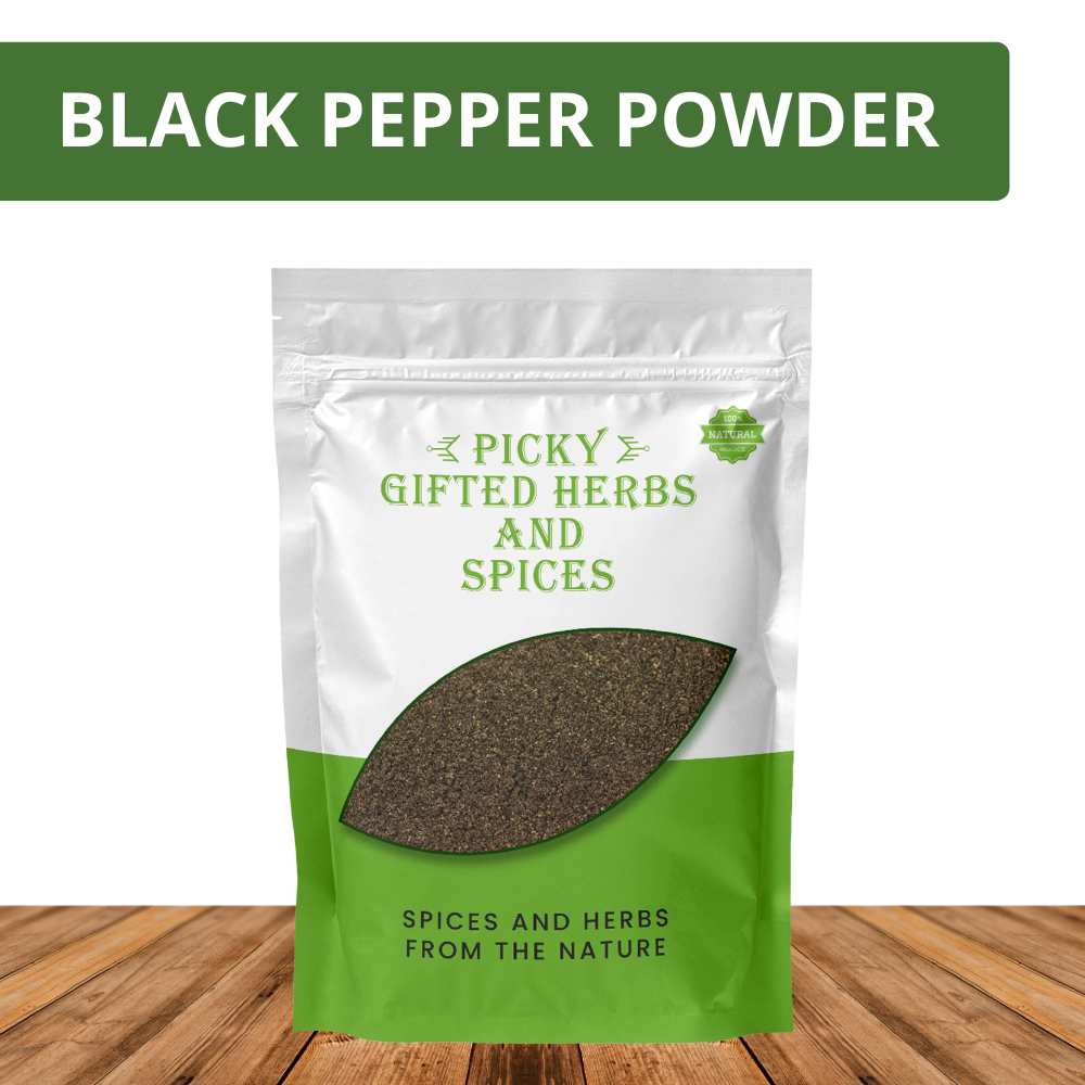 Black Pepper Powder 50g | Premium Fine Ground Pepper | Perfect for Cooking, Marinades & Seasoning