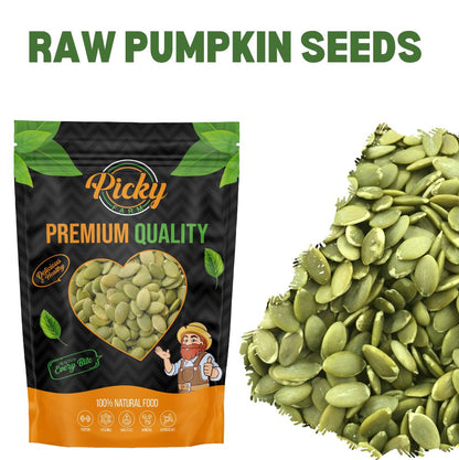 Raw Pumpkin Seeds | Premium Crunchy Pepitas | Healthy Snack