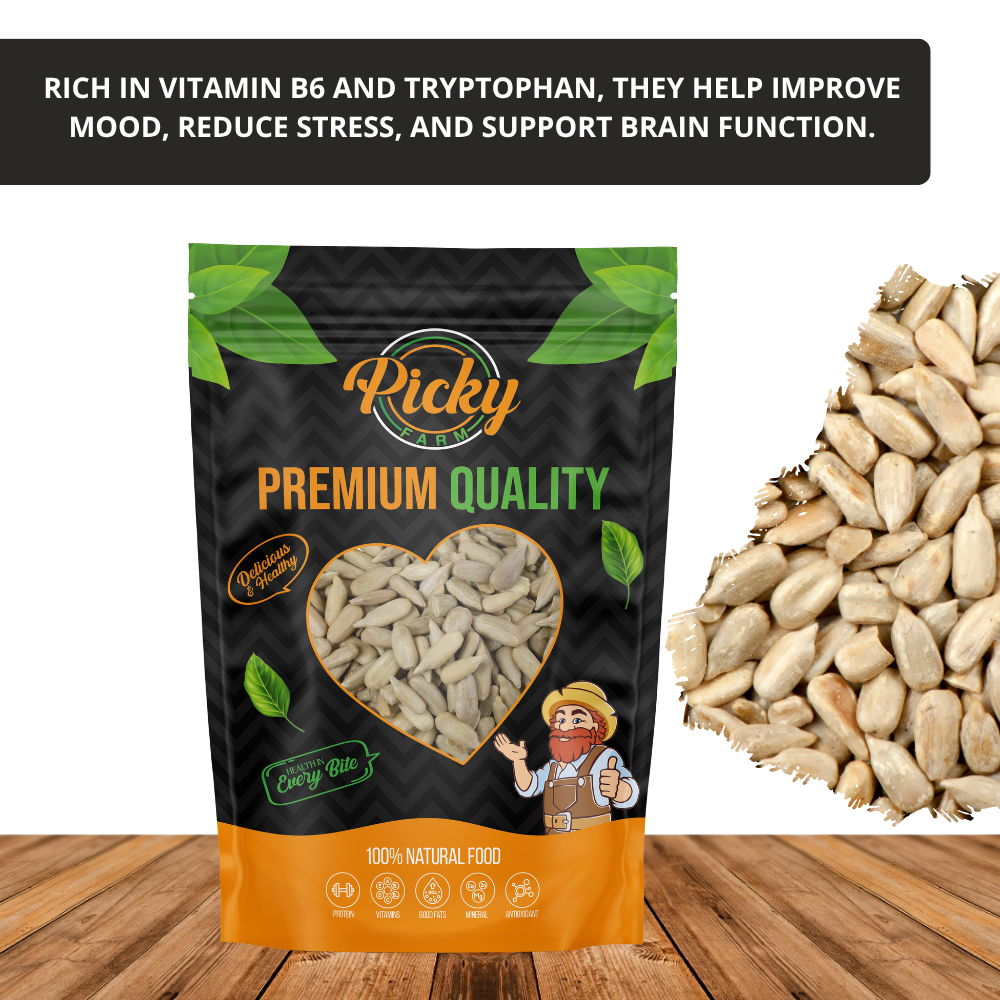 Roasted Sunflower Seed Kernel | Premium Sunflower Seeds | Healthy Snack & Baking Ingredient | 150g / 200g / 500g / 1kg