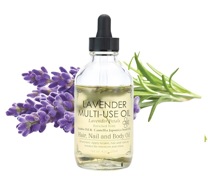 Lavender Multi-Use Oil 30ml | Calming & Hydrating | For Skin, Hair, Body Massage