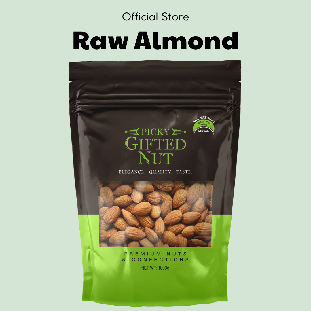 Raw Almonds (Unsalted) | Almond | 250g - 500g