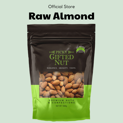 Raw Almonds (Unsalted) | Almond | 250g - 500g