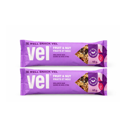 Wellness Bar 40g – Fruit & Nut | All Natural Snack Bar | Healthy Energy Bar for On-the-Go