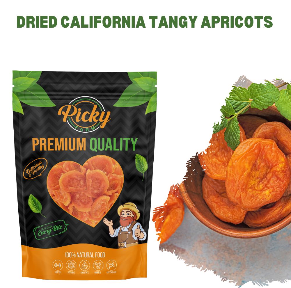 Dried California Apricot | Premium Sweet & Tangy Apricots 150g / 200g / 500g