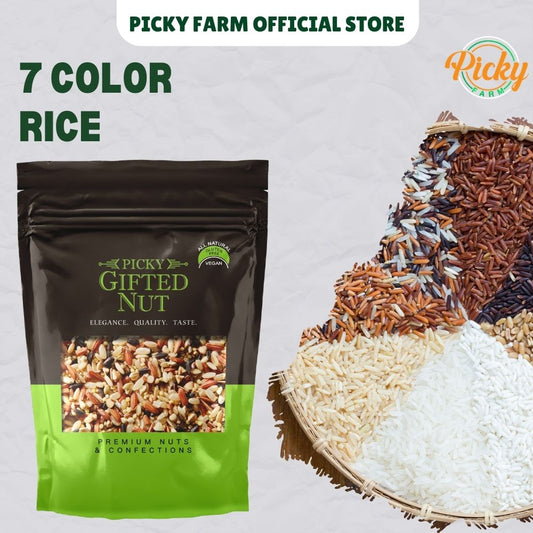 7 Color Rice, 500g to 1kg — Nutritious Multigrain Blend, Rich in Fiber, Protein & Antioxidants
