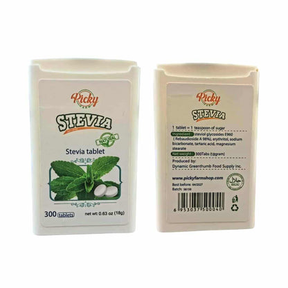Stevia Tablets 300pcs – Zero Calorie Sweetener | Sugar Alternative for Coffee, Tea & Drinks
