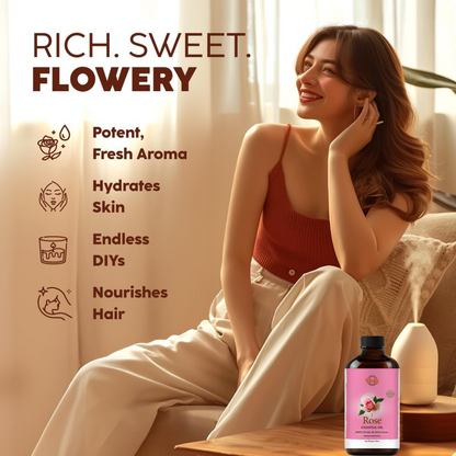 Rose Essential Oil 30ML | 100% Pure Natural Rose Essential Oil