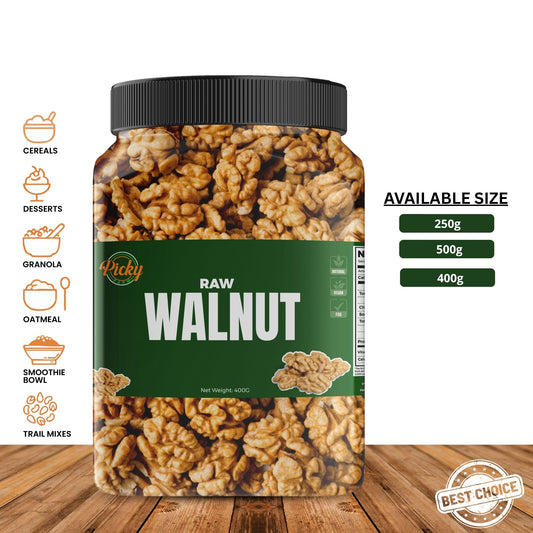 Raw Walnut | Premium Walnut Kernels | Protein & Fiber | Healthy Snack & Baking Ingredient
