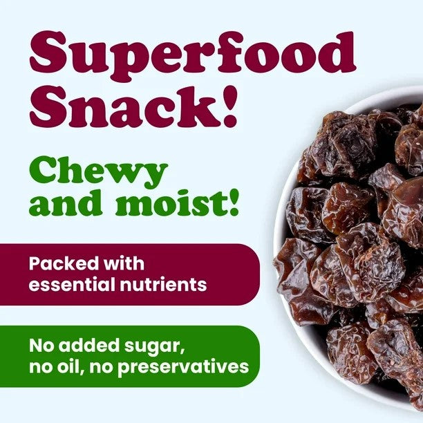 Pitted Dried Sour Cherries - Naturally Tangy, Perfect for Salads, Cereal, Yogurt Toppings, and Snacking - 150g, 250g & 500g