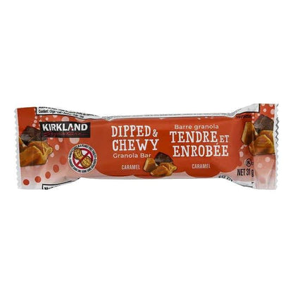 Kirkland Signature Dipped & Chewy Granola Bar 31g – Caramel Flavor | Energy / Protein Bar